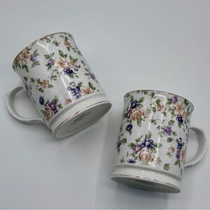 Grace’s Teaware Set of Two Floral Mugs